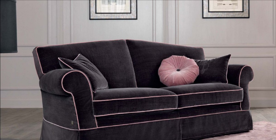 Three-seater sofa in the finishing of textiles Todi, Tosconova