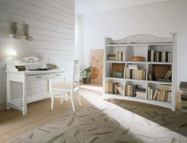 The office (Suite for Cabinet) with carved pattern, Mirandola Export