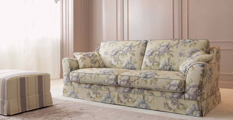 The four-seater soft sofa solid Cortina, Tosconova