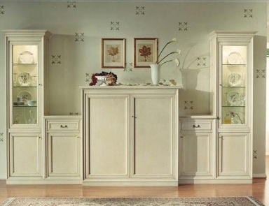 Wall solid wood Spazio Abitato-1, Megaros