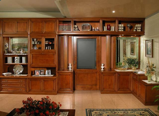 Wall solid wood Spazio Abitato-10, Megaros