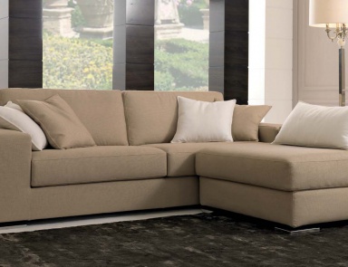 The modular corner sofa in upholstery textiles Fiesole, Tosconova