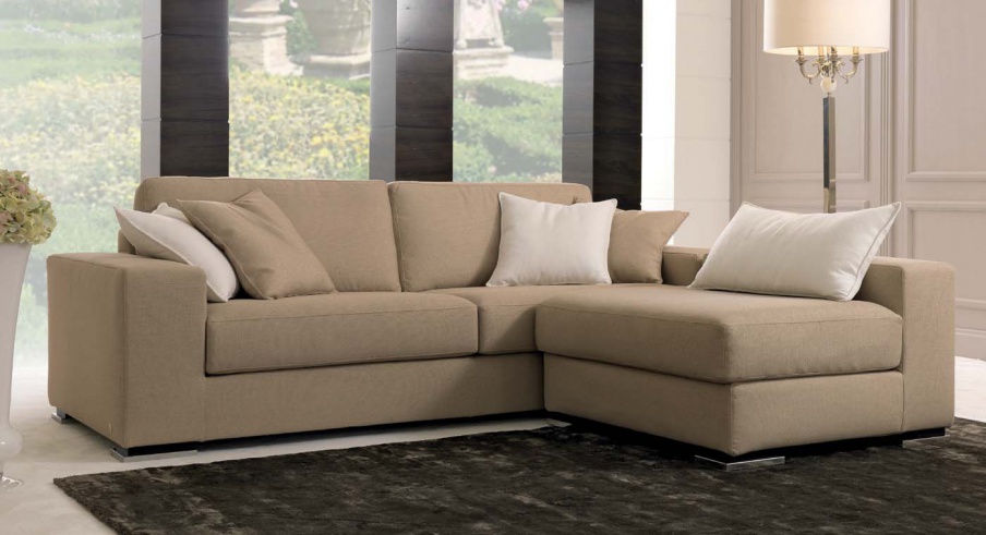 The modular corner sofa in upholstery textiles Fiesole, Tosconova