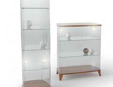 Showcase of bent glass Seventy, Reflex Angelo