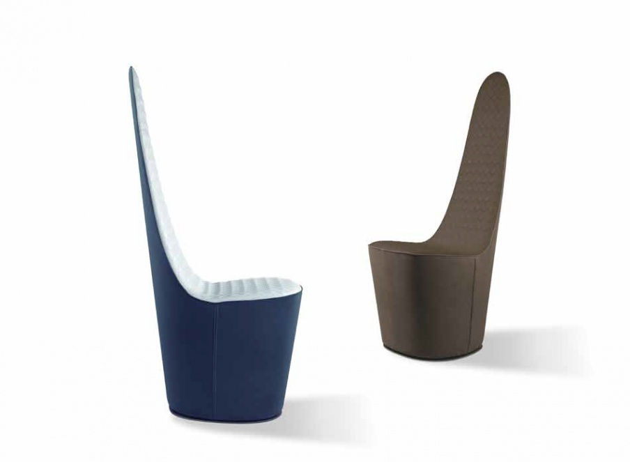 Chair with high back Swan, Reflex Angelo