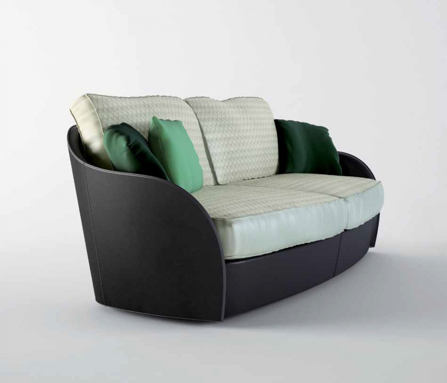 Three-seater sofa Swan, Reflex Angelo