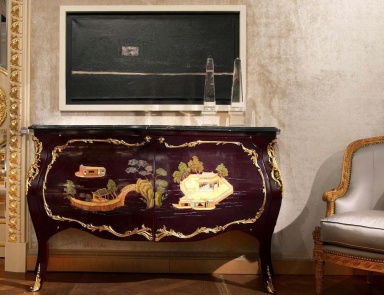 A chest of drawers with hinged doors, Medea