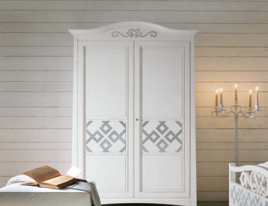 Wardrobe with engraved panels, Mirandola Export