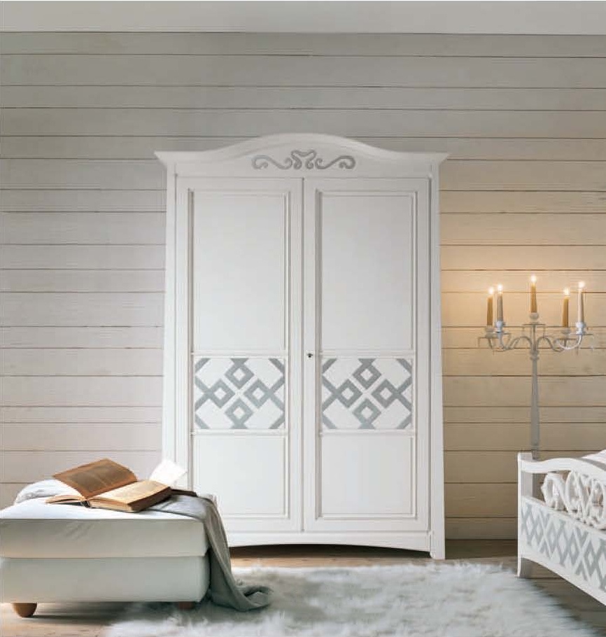 Wardrobe with engraved panels, Mirandola Export