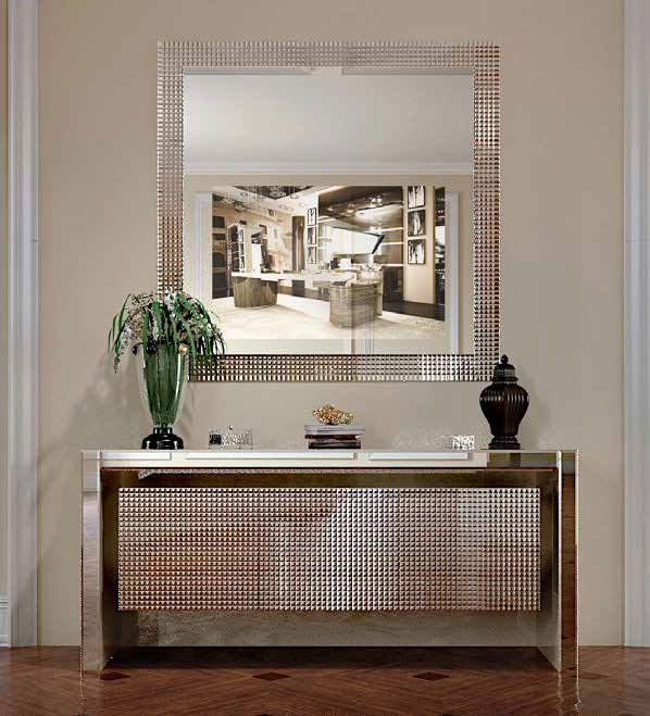 Mirror with container TV Diamante TV Speccio, Reflex Angelo
