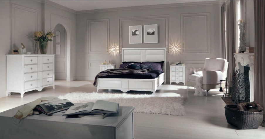 Bedroom (Suite bedroom) with decorative handles, Mirandola Export