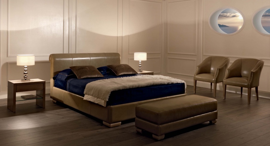 Bedroom set with elements of English style in the skin Niagara, Tosconova