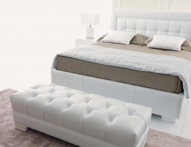 Set for bedroom in contemporary quilted upholstery London, Tosconova