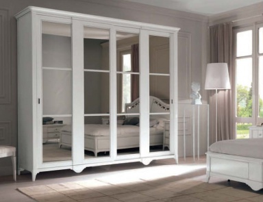 Wardrobe with mirrored doors, Mirandola Export