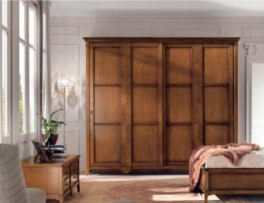 Wardrobe with decorative inserts, Mirandola Export