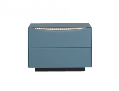 Bedside table with two drawers Luna, Reflex Angelo