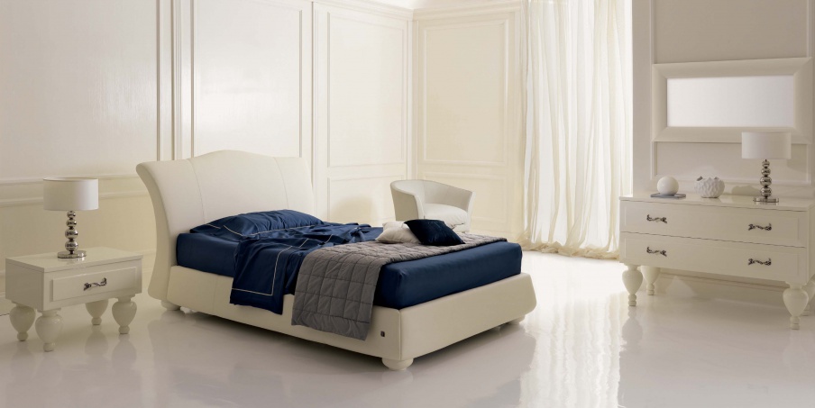 Single bed in eco-leather Urban Baby, Tosconova