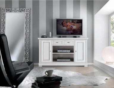 Cabinet for TV with open compartments, Mirandola Export (bedside table for TV)