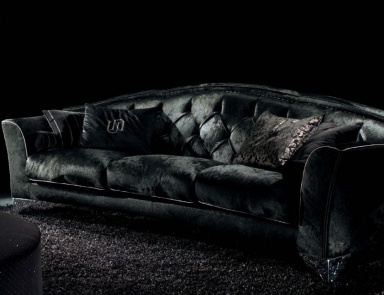 The five-seater sofa with metal legs Illusion, Tosconova