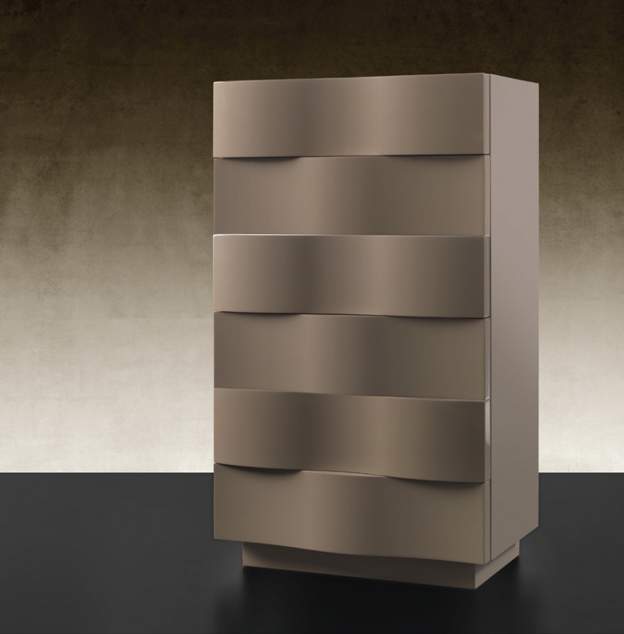 Dresser with six drawers Onda, Reflex Angelo