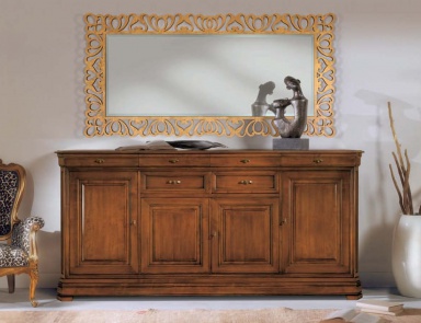 A buffet with elegant handles, Mirandola Export