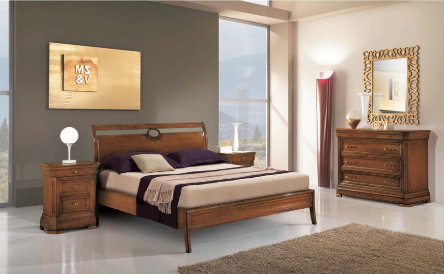 Bedroom (Suite bedroom) with decorative handles, Mirandola Export