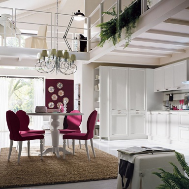 Kitchen (kitchen set) Neve e Ciclamino