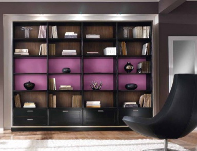Modular bookcase in classic style, Mirandola Export