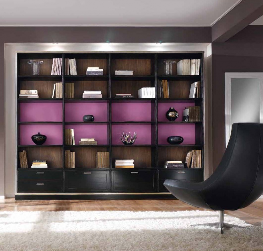Modular bookcase in classic style, Mirandola Export