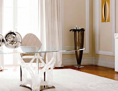 Dining table oval Flambe'72, Reflex Angelo