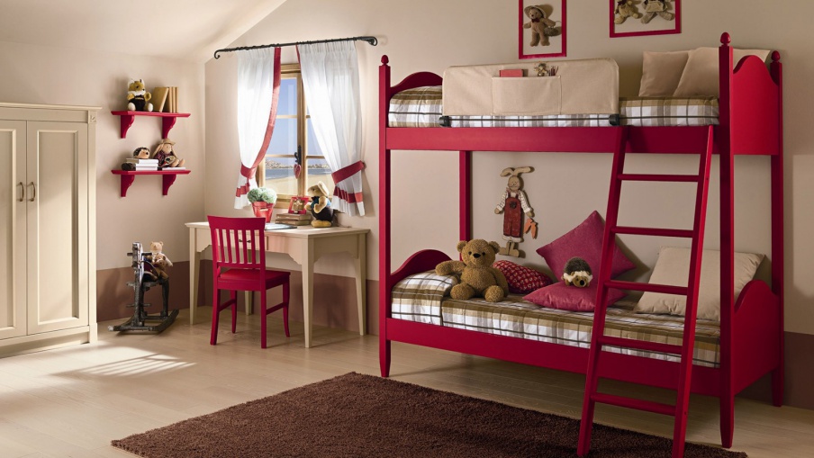 Headsets for bedroom with bunk bed, Callesella