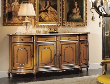 A snack bar with a silver finish, Mirandola Export