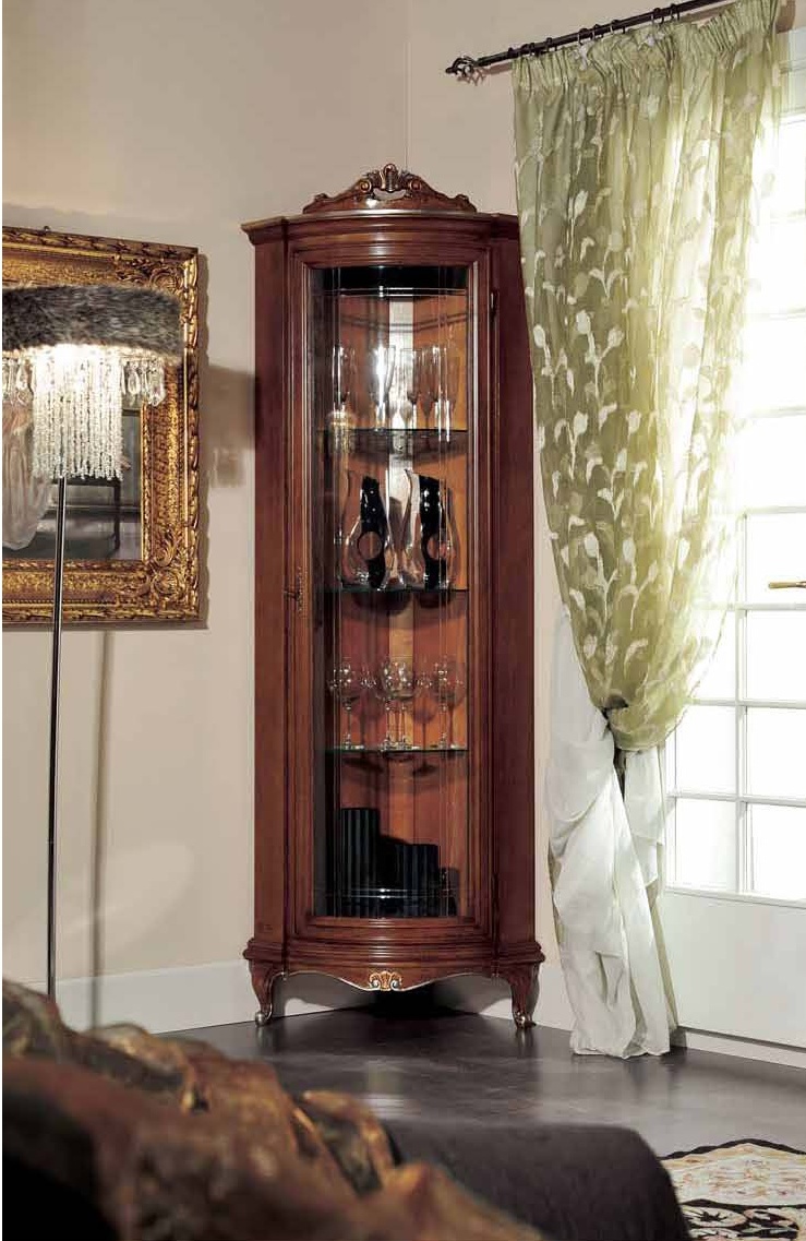 Angular show-window with a semicircular shape, Mirandola Export