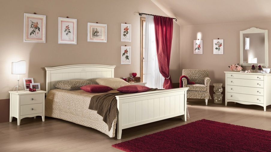 Set bedroom with double bed ROMANZA, Callesella