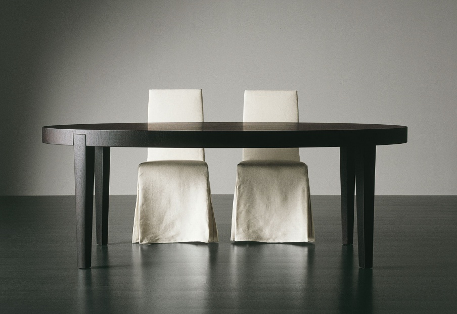 Dining table sliding wood Power, Meridiani Luxury furniture MR