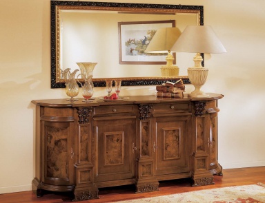 Sideboard with carved decoration, Mirandola Export