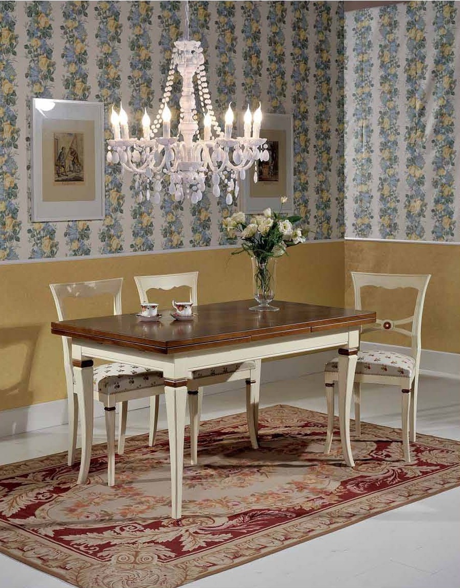 Dining room (set for the dining room) with fold-out table, Mirandola Export