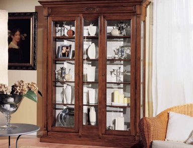 Showcase with bottom drawers, Mirandola Export