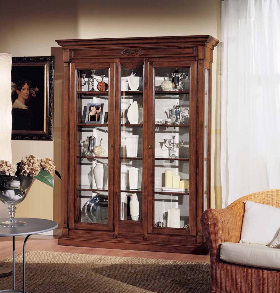 Showcase with bottom drawers, Mirandola Export