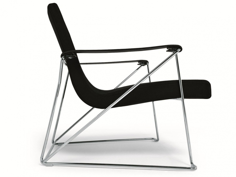 Chair frame made of metal with leather or fabric upholstery Super Hella, MisuraEmme