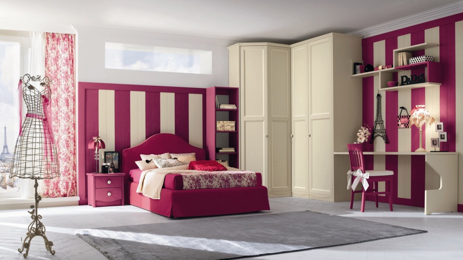 Set bedroom with double bed NORMA, Callesella