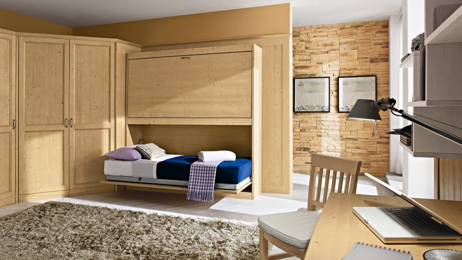 Cabinet with built-in beds, Callesella