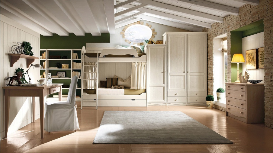 Headsets for bedroom with bunk bed LUNA, Callesella