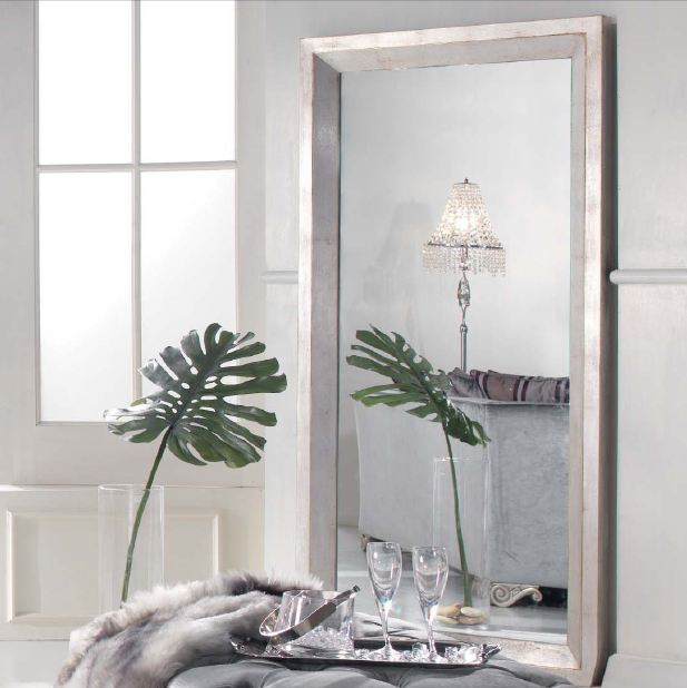 The mirror in rectangular frame in lacquered finish SP70, Tosconova