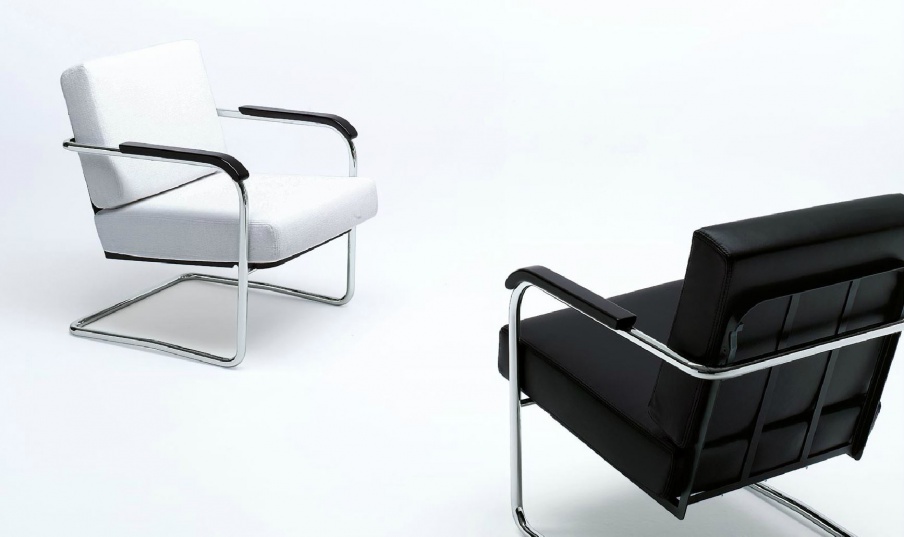 The seat on the frame of chrome-plated steel tubes WM1, MisuraEmme