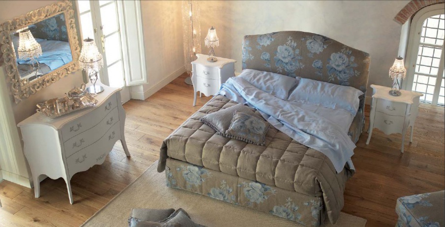 Double bed with high headboard Baia Sardinia, Tosconova