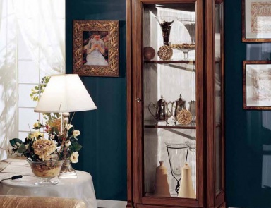 Showcase with decorative back wall, Mirandola Export