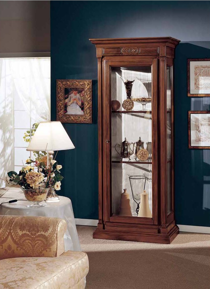 Showcase with decorative back wall, Mirandola Export