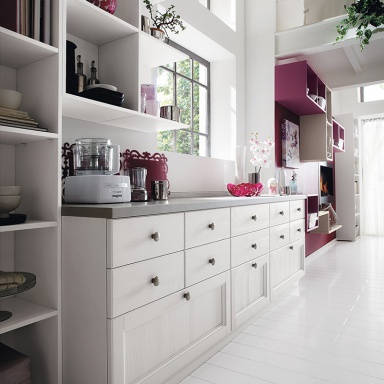 Living room (sofa set) Neve e Ciclamino