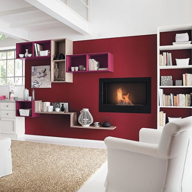 Living room (sofa set) Neve e Ciclamino